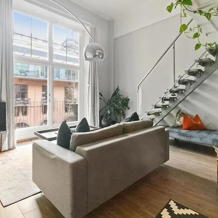 Chic Loft In Citycenter With Style, Comfort & Location - 5 Min Walk From Station Appartement
